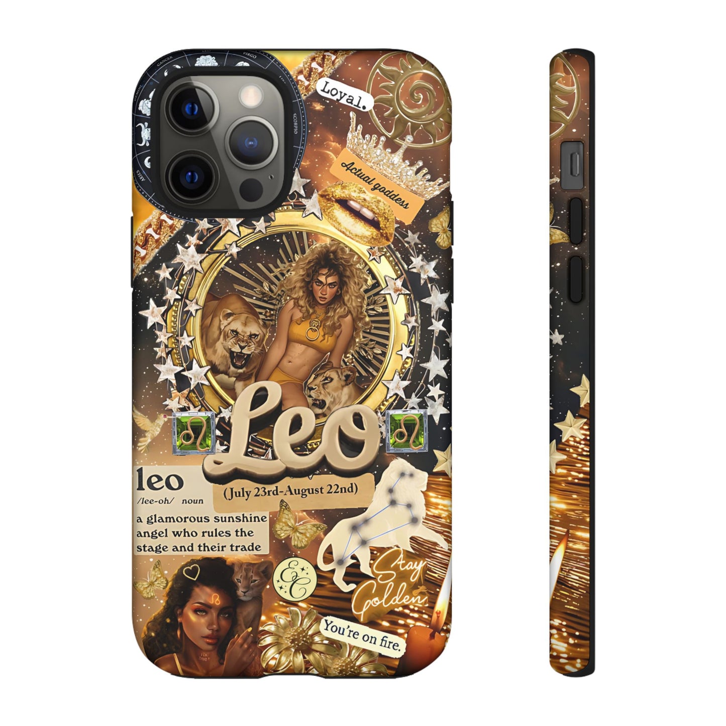 Leo Zodiac Sign Tough Phone Case