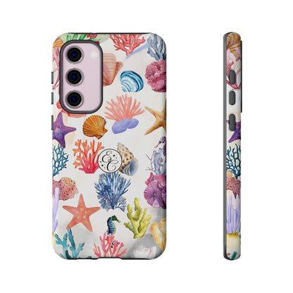 Coral & Sea Shells Tough Phone Case