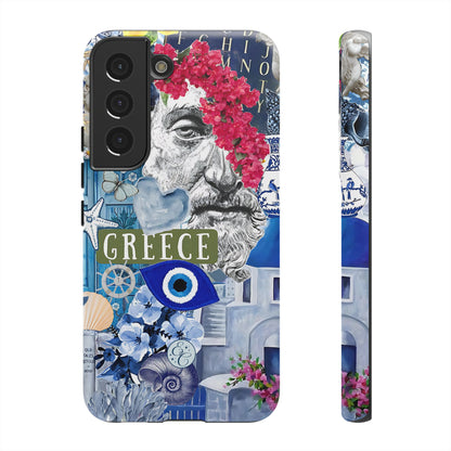 Greek Summer Collage Tough Phone Case