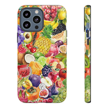 Colorful Fruits Collage Tough Phone Case