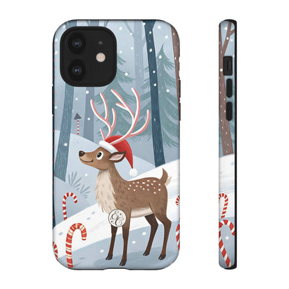 Reindeer in Winter Wonderland Tough Phone Case