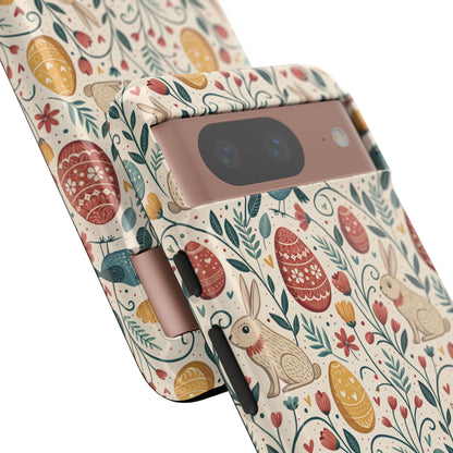 Vintage Easter Pattern Tough Phone Case