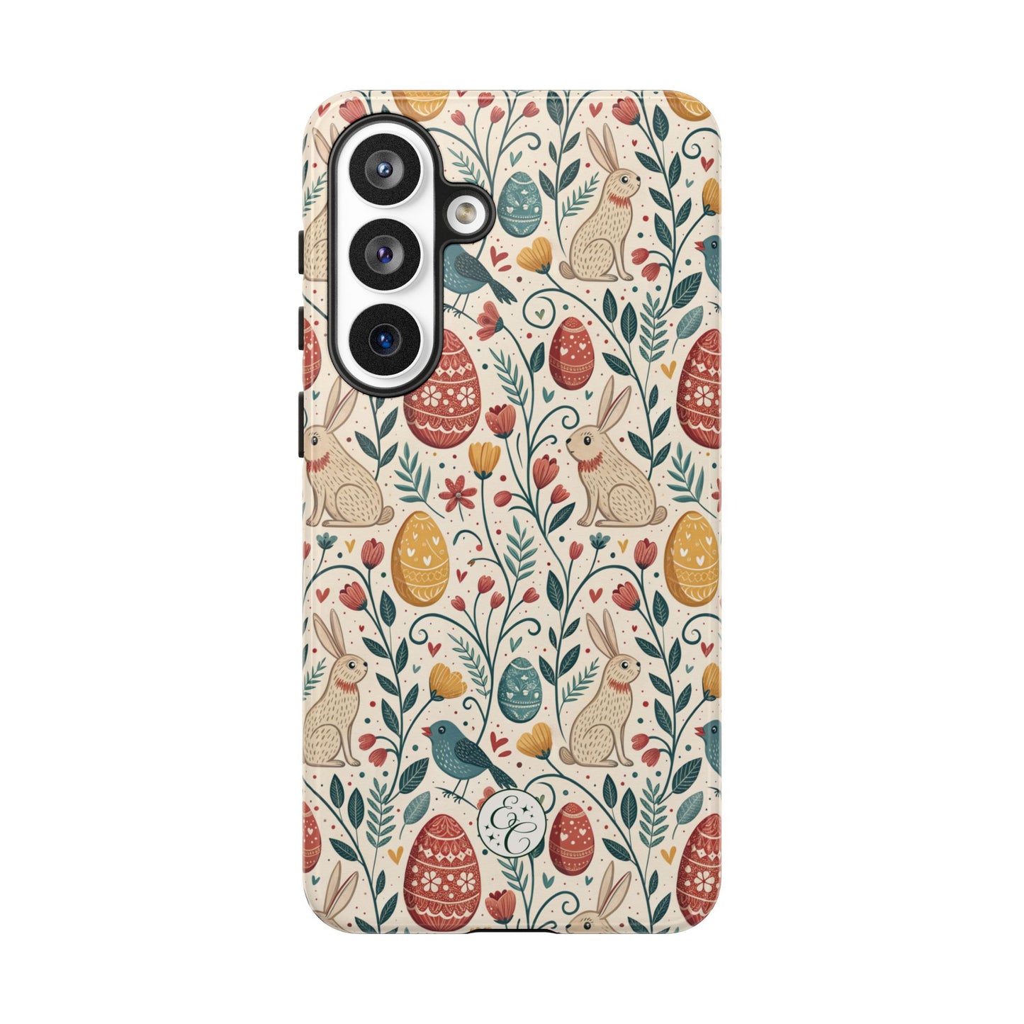 Vintage Easter Pattern Tough Phone Case