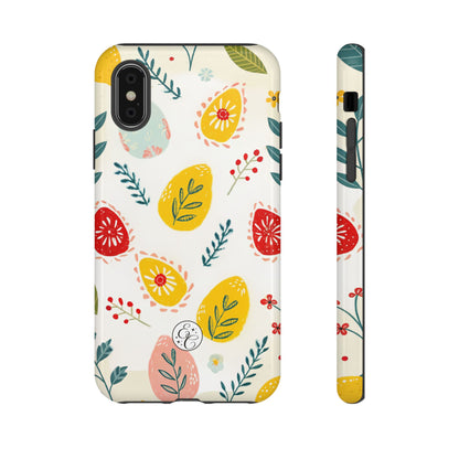 Colorful Easter Egg Pattern Tough Phone Case