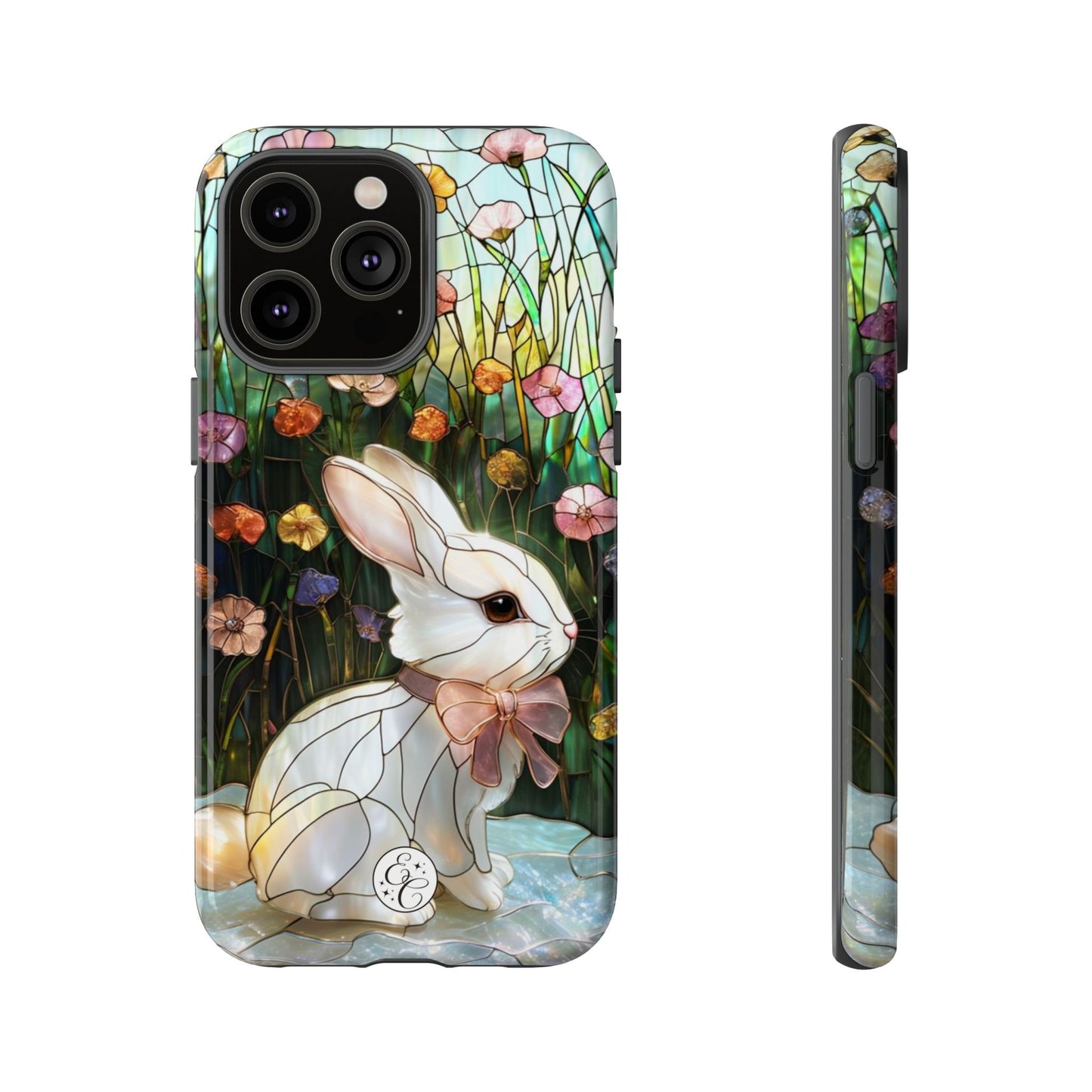 Easter Rabbit Stained Glass Tough Phone Case