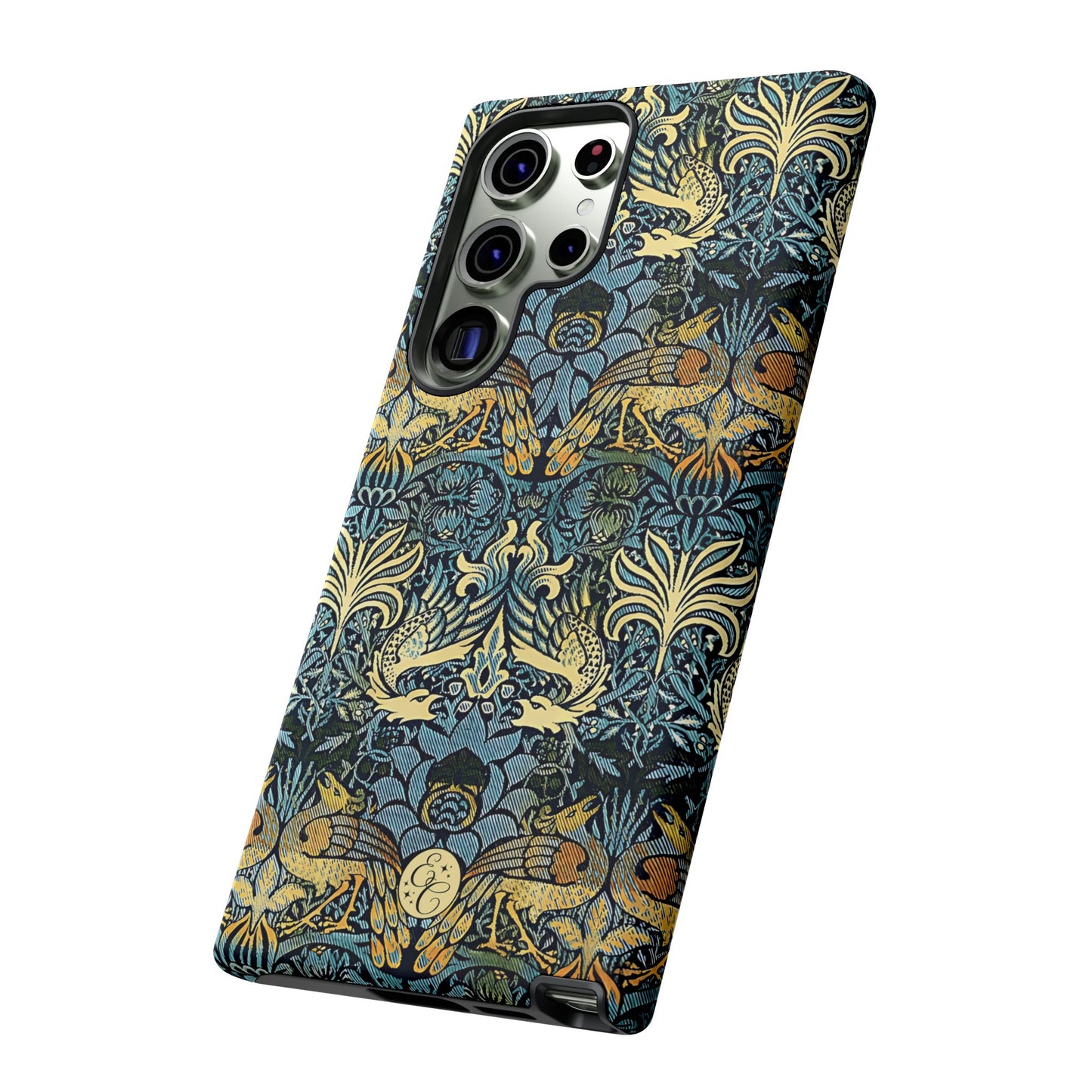 William Morris Peacock and Dragon Tough Phone Case