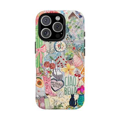 Coquette Art Collage Tough Phone Case