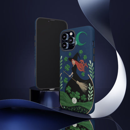Irish Witch’s Moonlit Stroll Tough Phone Case