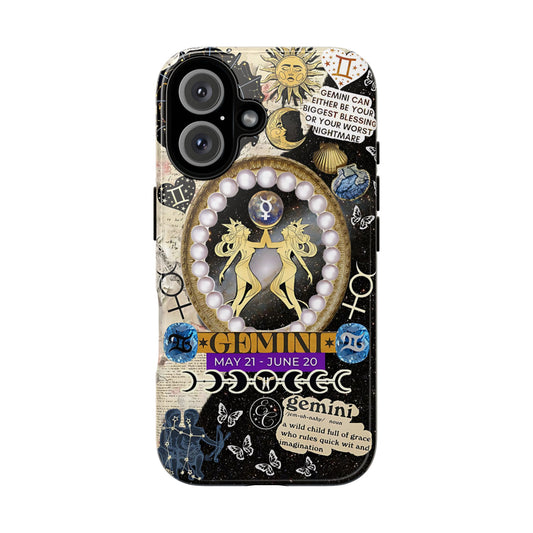 Gemini Zodiac Sign Tough Phone Case