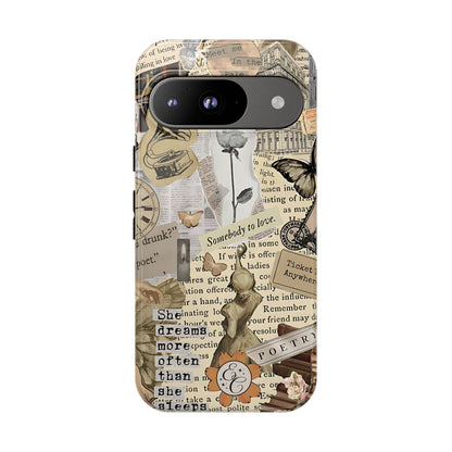 Library Romance Collage Tough Phone Case