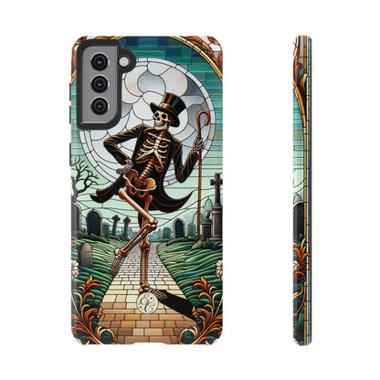 Dancing Skeleton Tough Phone Case