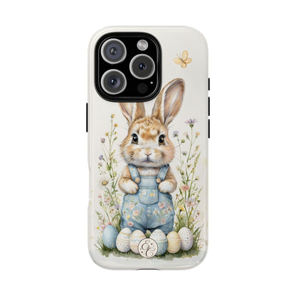 Bunny with Easter Eggs Tough Phone Case