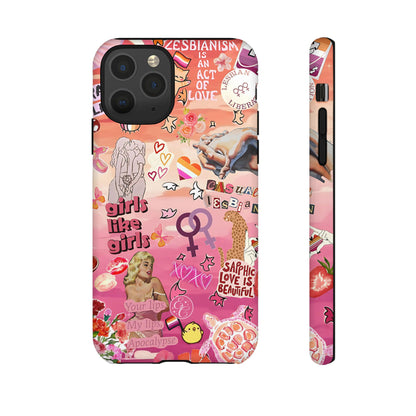 Lesbian Collage Tough Phone Case