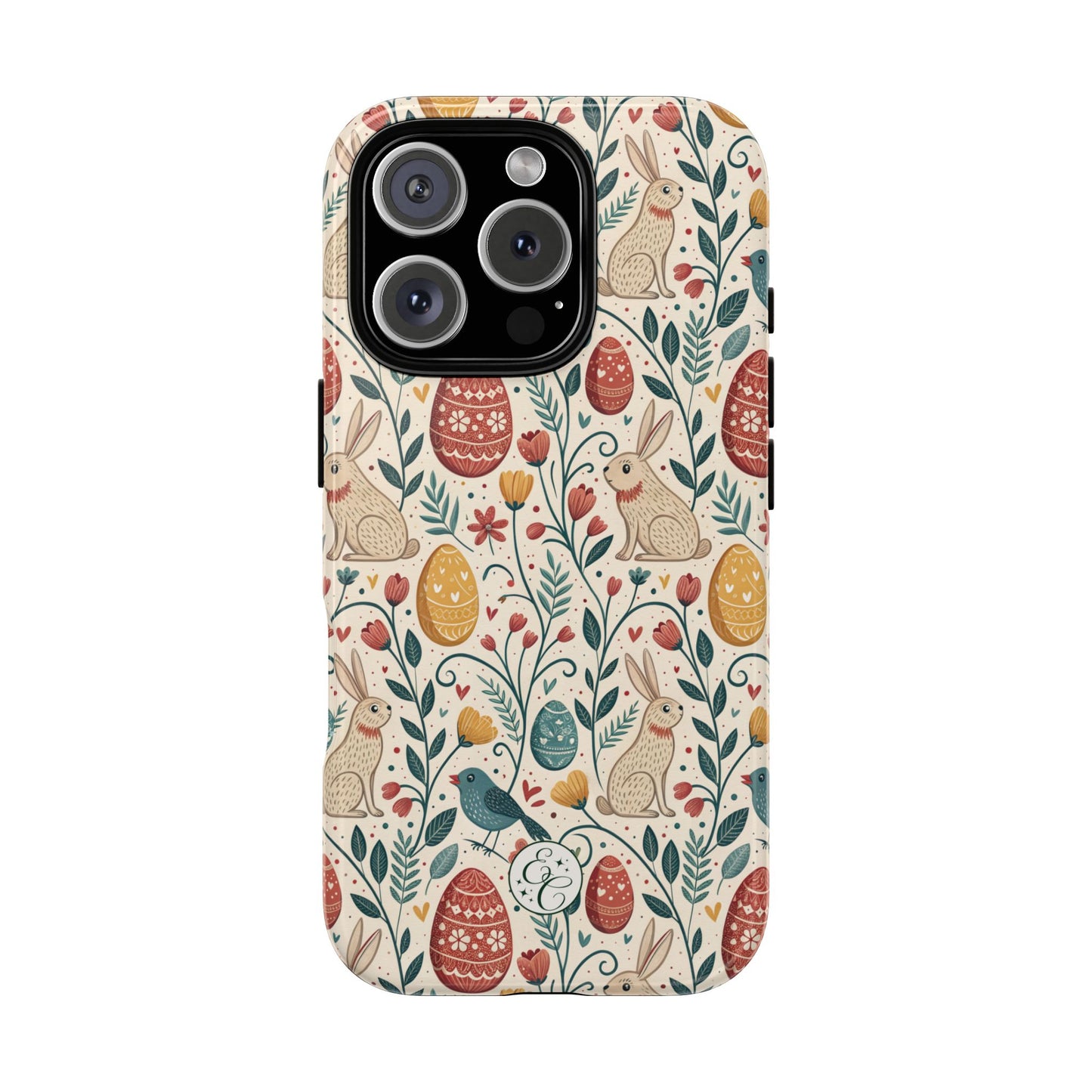 Vintage Easter Pattern Tough Phone Case