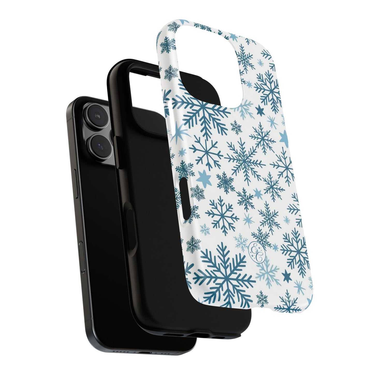 Winter Snowflakes Pattern Tough Phone Case