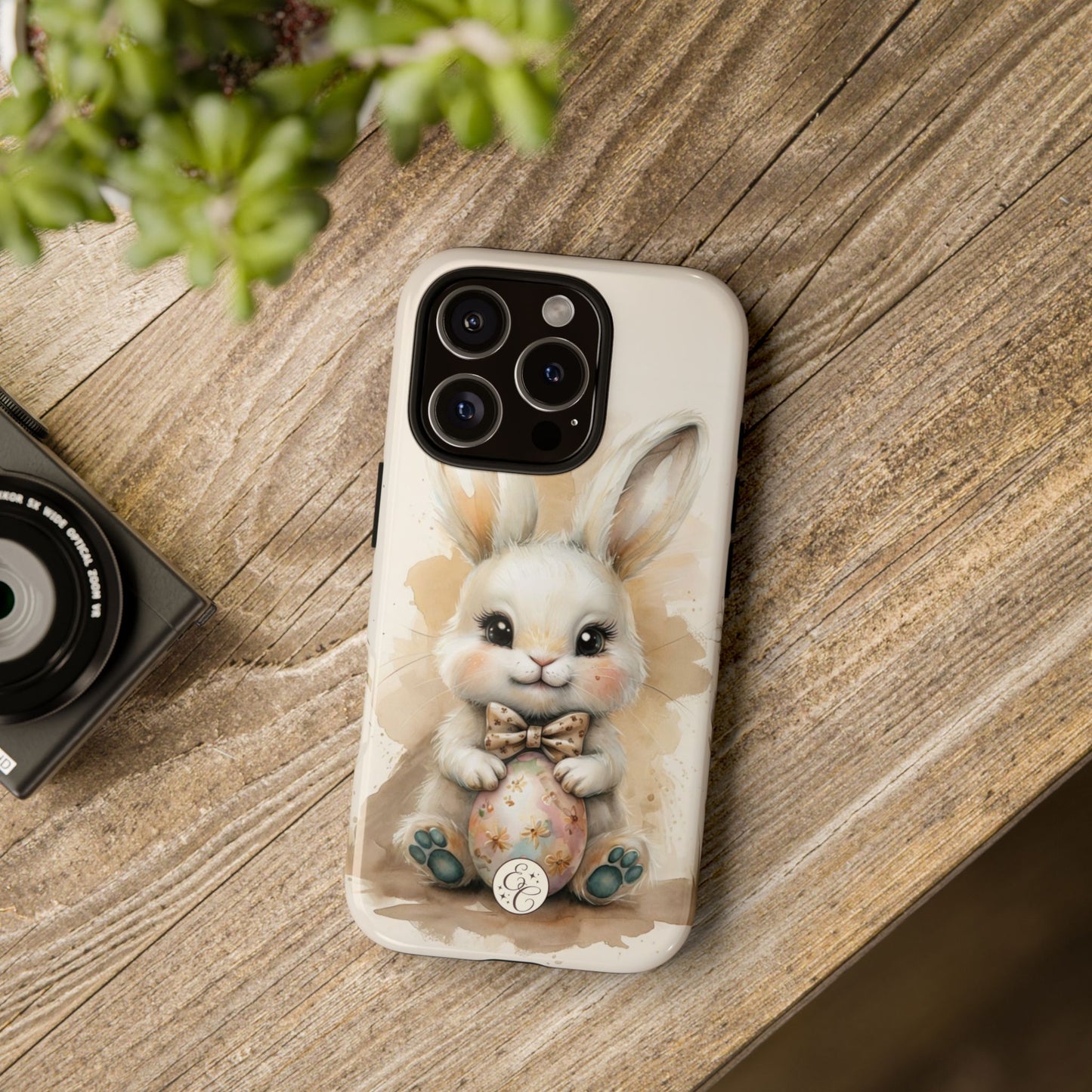 Bunny & Easter Egg Tough Phone Case