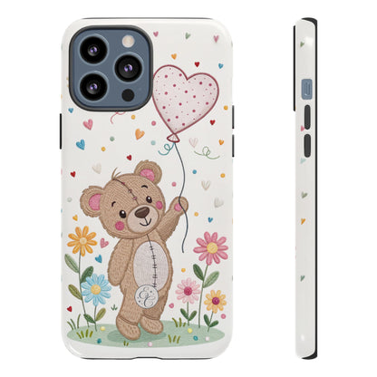 Cute Teddy Bear Tough Phone Case