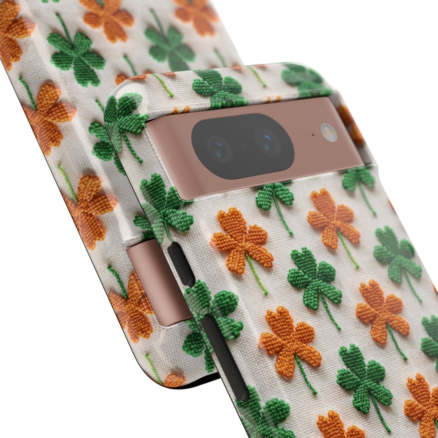 Lucky Shamrock Pattern Tough Phone Case