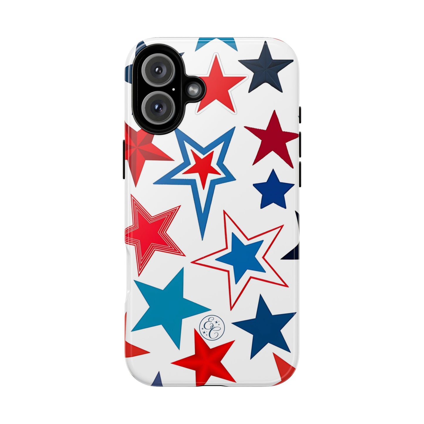 Patriotic Star Pattern Tough Phone Case