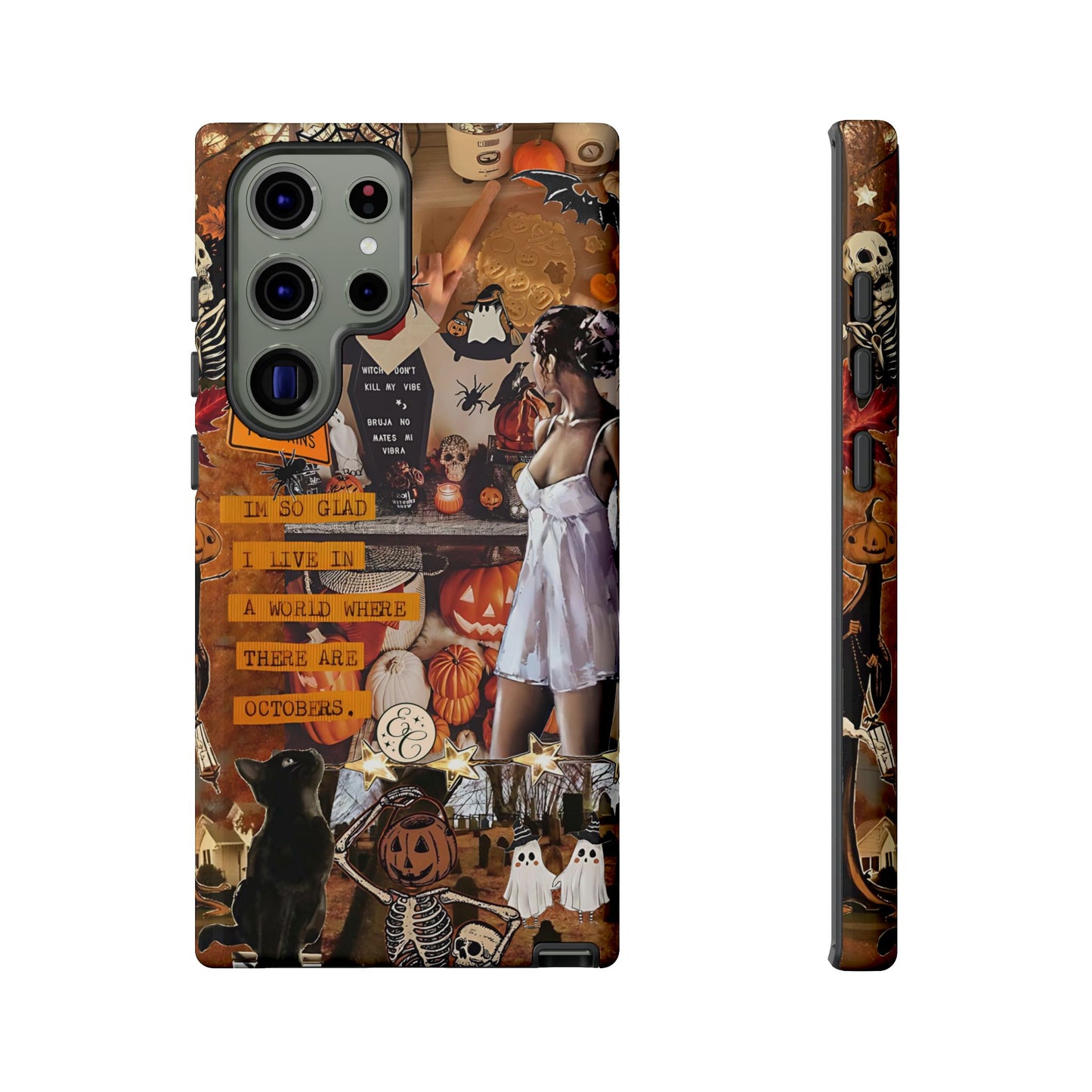Halloween Aesthetic Collage Tough Phone Case