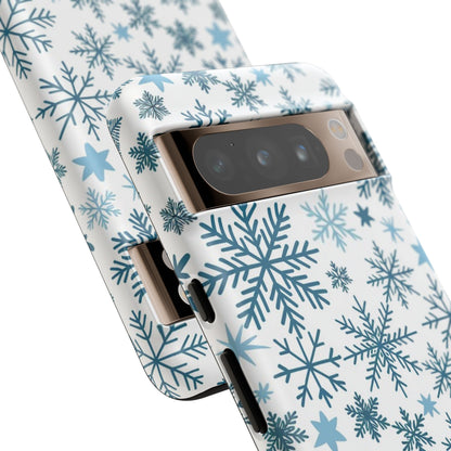 Winter Snowflakes Pattern Tough Phone Case