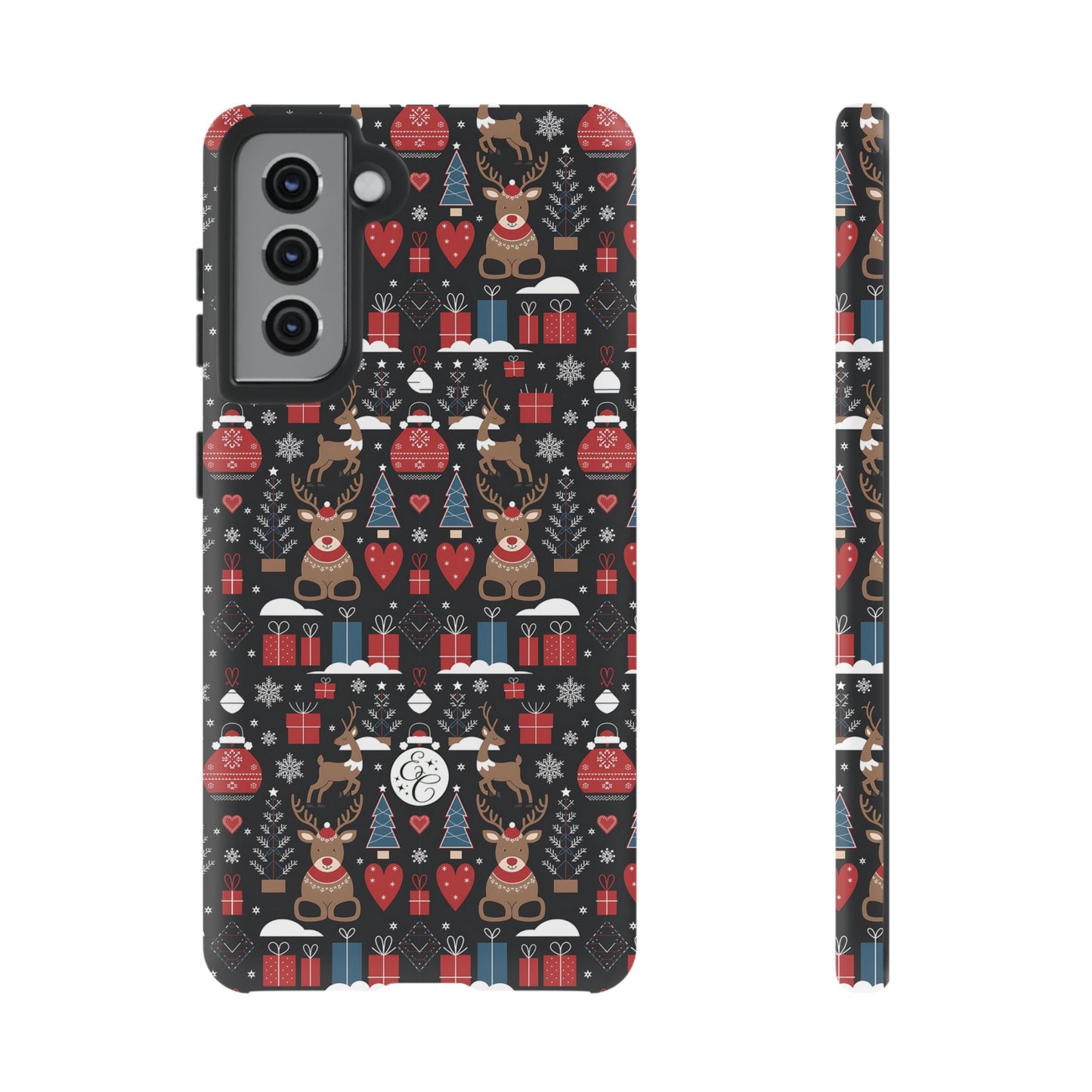 Christmas Holiday Pattern Tough Phone Case