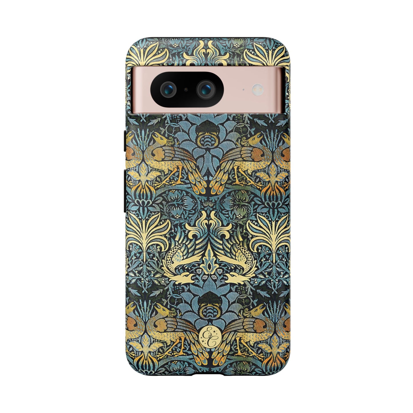 William Morris Peacock and Dragon Tough Phone Case