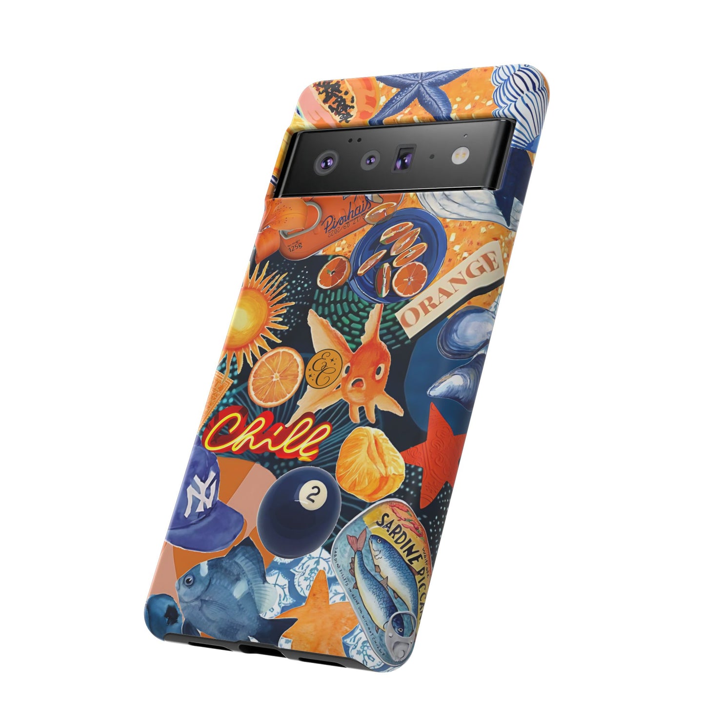 Nautical and Citrus Tough Phone Case