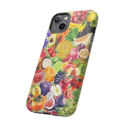 Colorful Fruits Collage Tough Phone Case