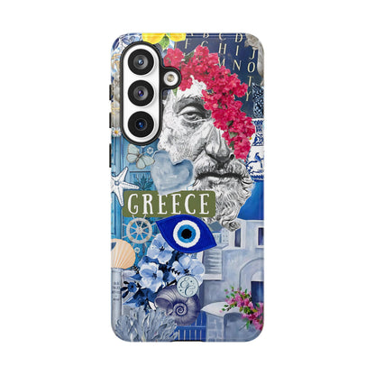 Greek Summer Collage Tough Phone Case