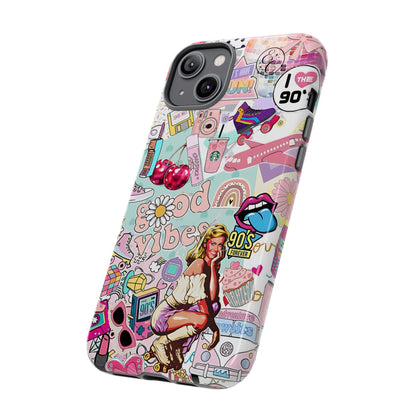 90s Nostalgia Collage Tough Phone Case