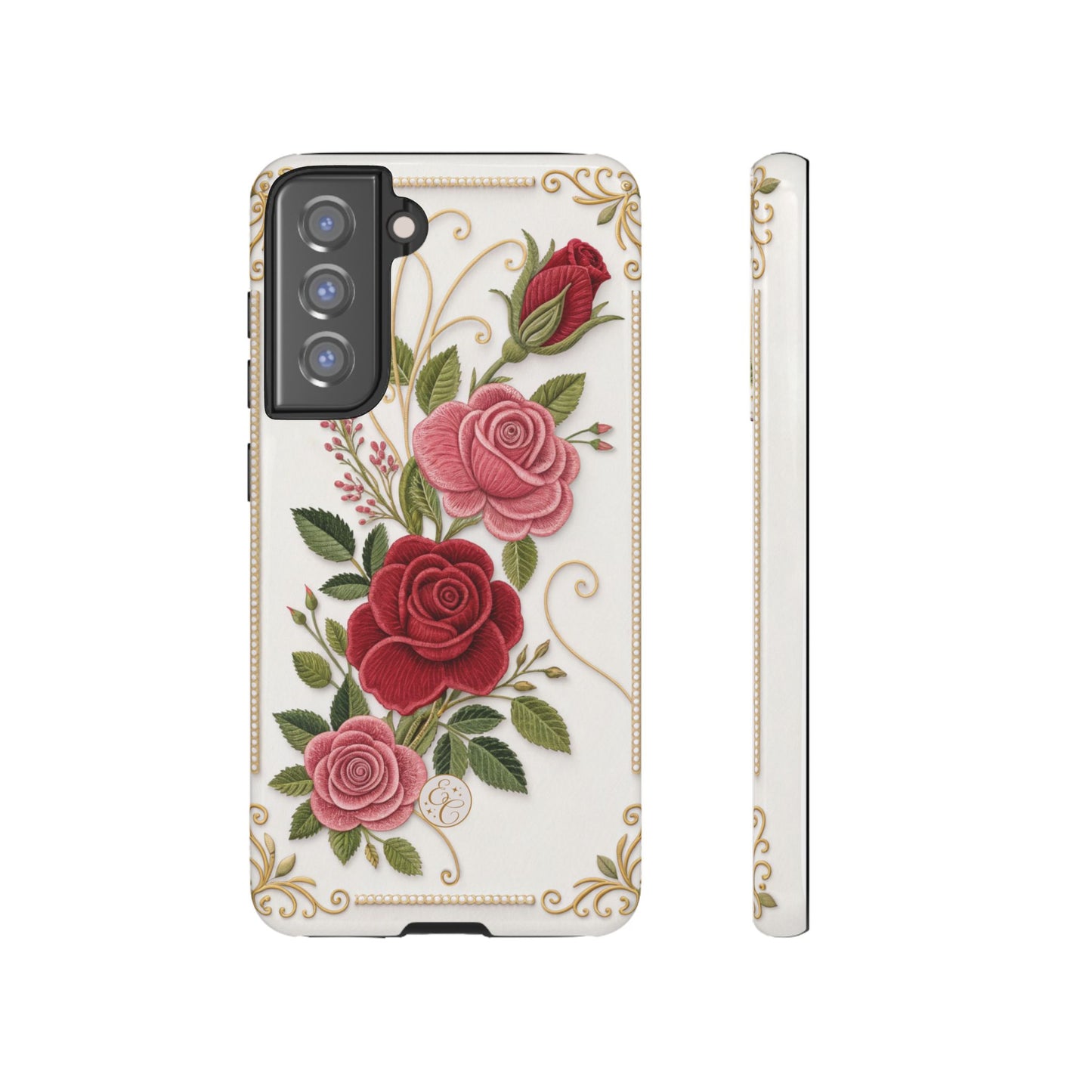 Elegant Rose Garden Tough Phone Case