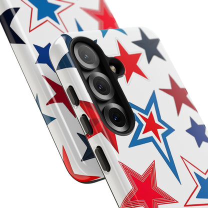 Patriotic Star Pattern Tough Phone Case