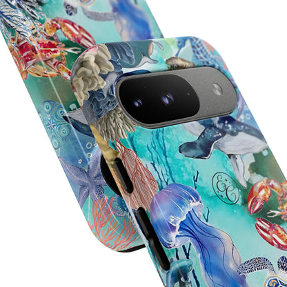 Ocean Wonders Collage Tough Phone Case