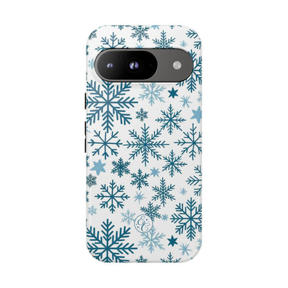 Winter Snowflakes Pattern Tough Phone Case
