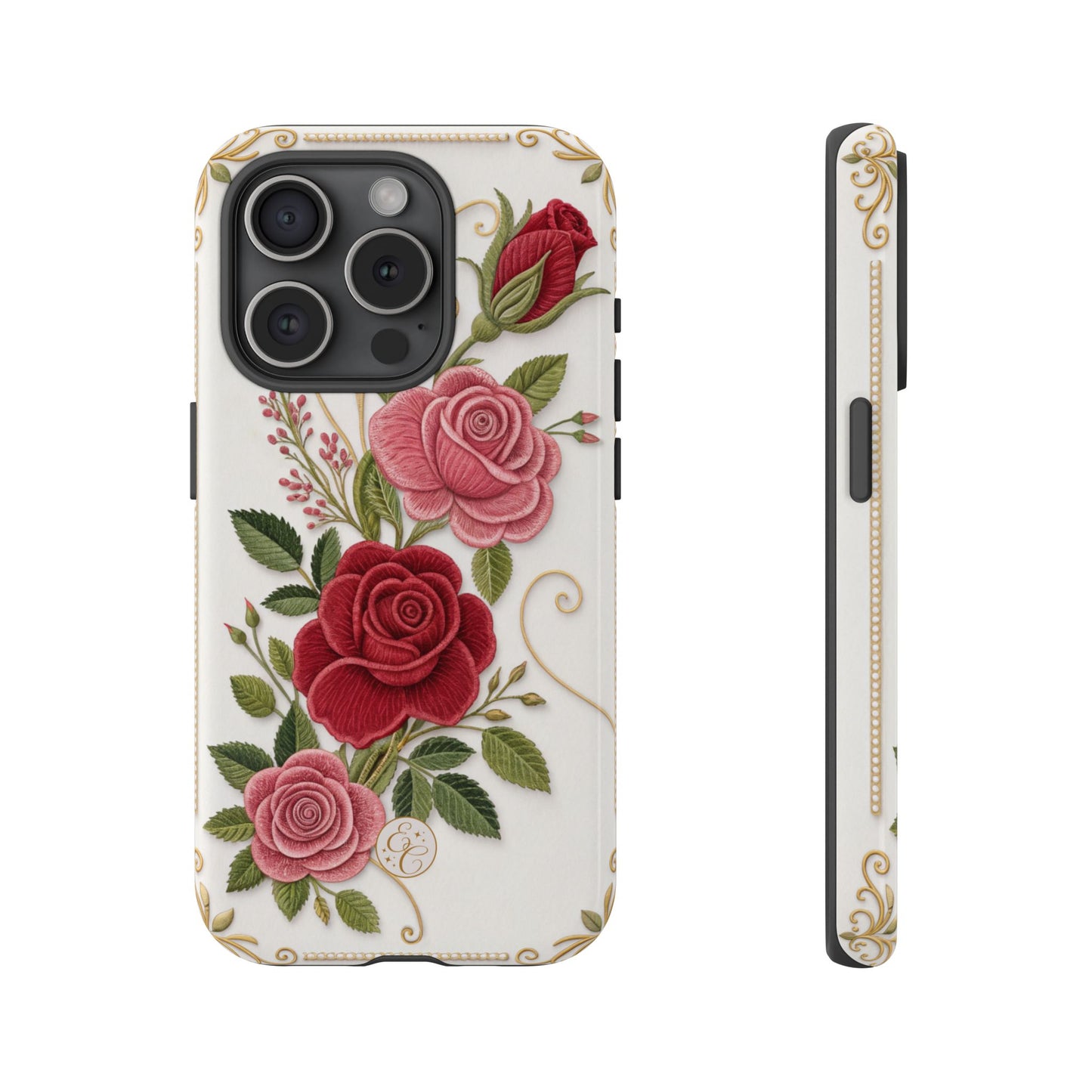 Elegant Rose Garden Tough Phone Case
