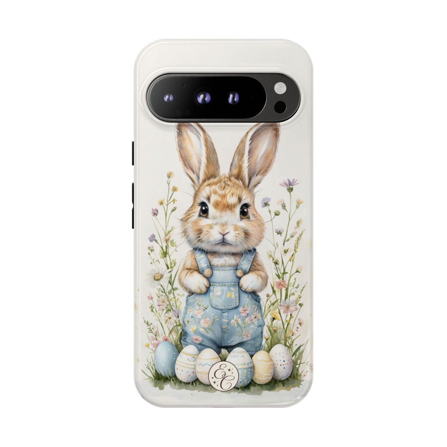 Bunny with Easter Eggs Tough Phone Case