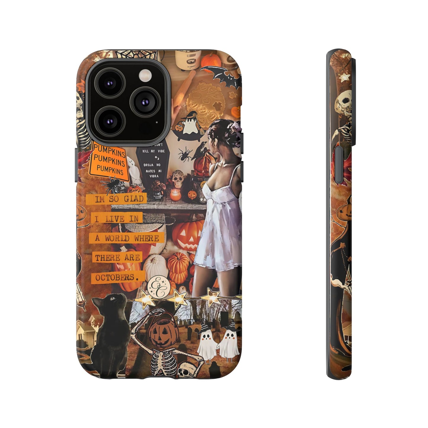 Halloween Aesthetic Collage Tough Phone Case