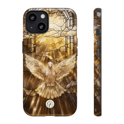 Holy Spirit Stained Glass Tough Phone Case