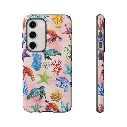 Colorful Marine Life Tough Phone Case