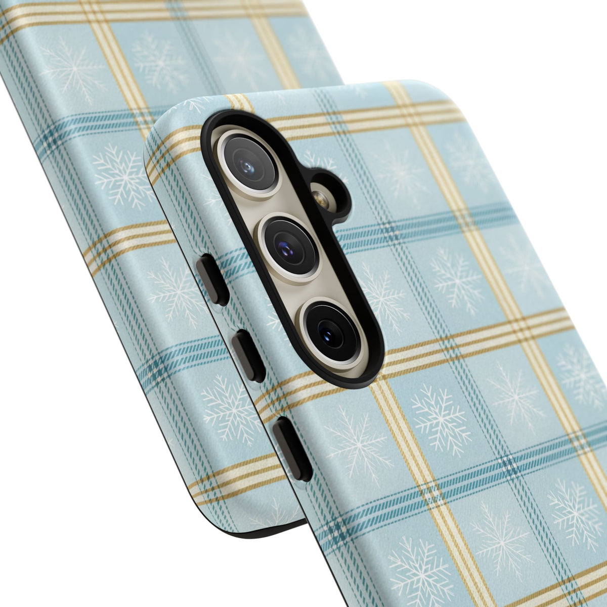 Blue Winter Plaid Phone Case