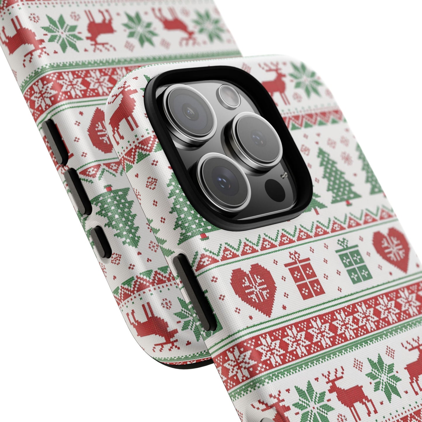 Ugly Christmas Sweater Pattern Tough Phone Case