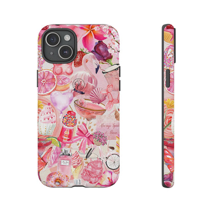 Pink Collage Tough Phone Case