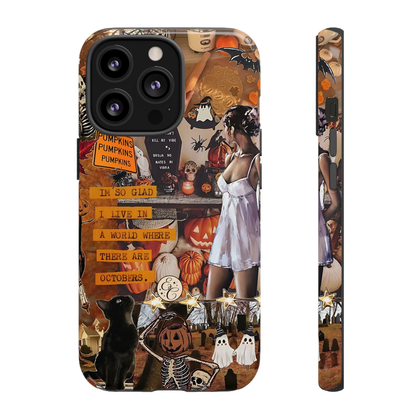 Halloween Aesthetic Collage Tough Phone Case
