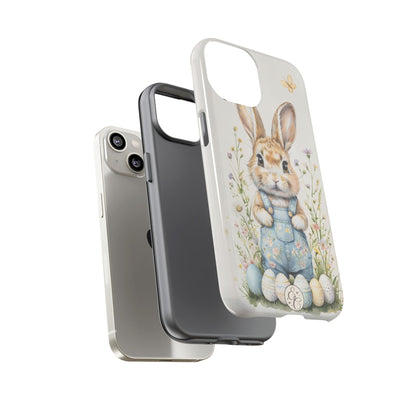 Bunny with Easter Eggs Tough Phone Case
