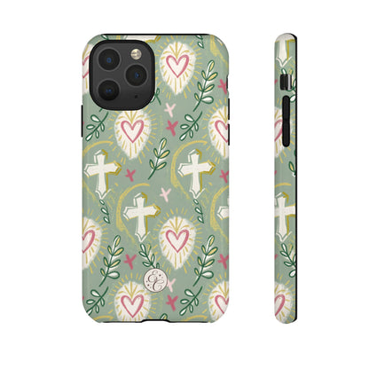 Christian Cross Boho Pattern Tough Phone Case