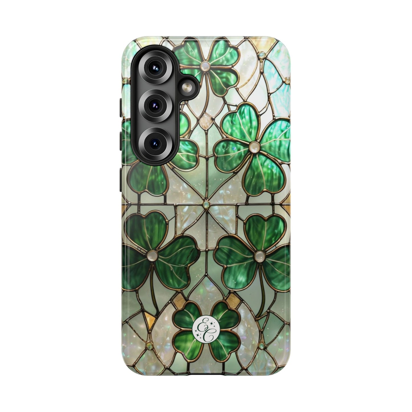 Stained Glass Clover Tough Phone Case