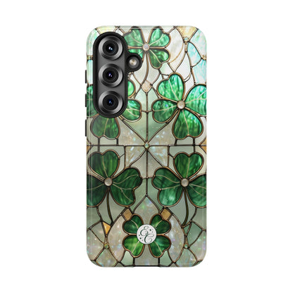 Stained Glass Clover Tough Phone Case