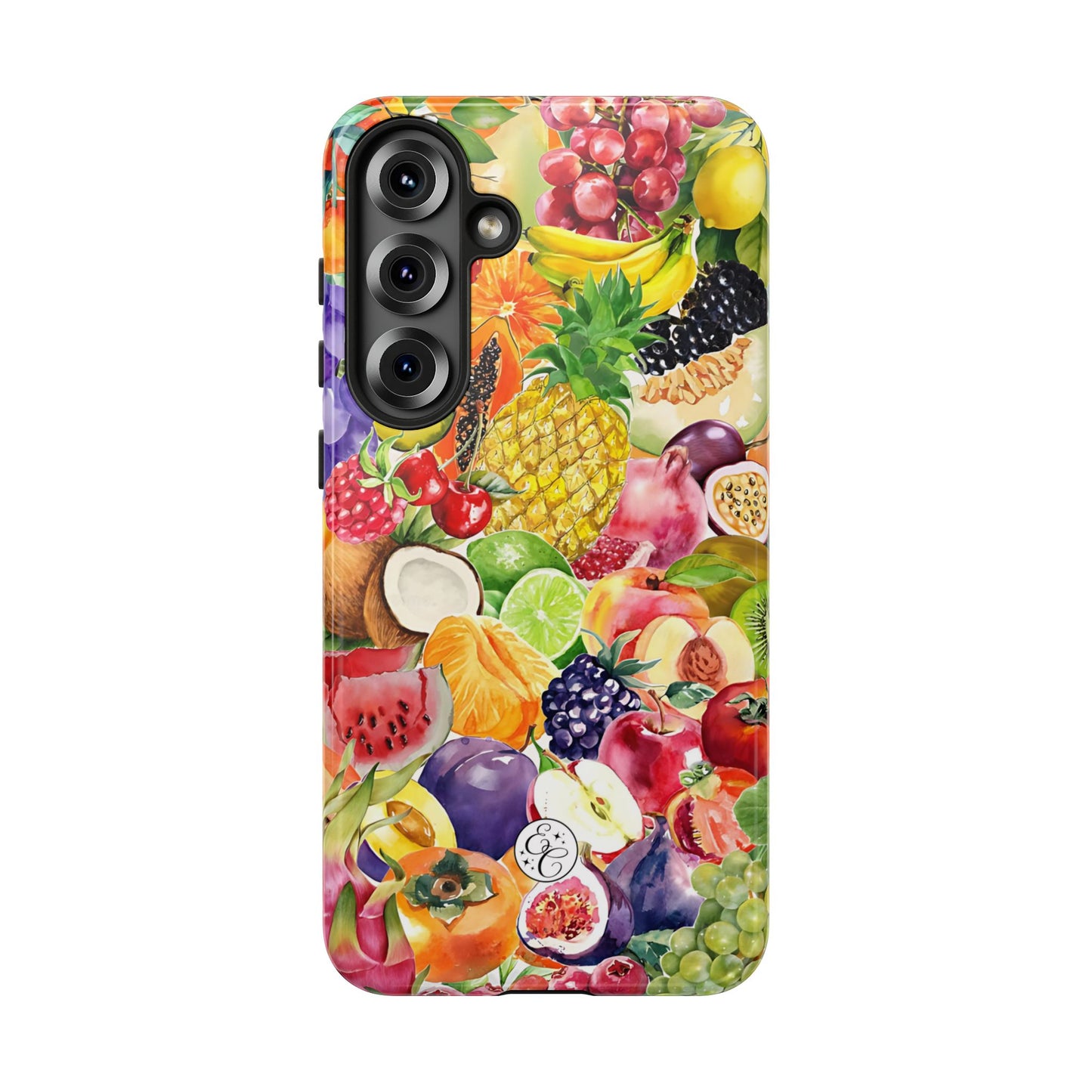 Colorful Fruits Collage Tough Phone Case