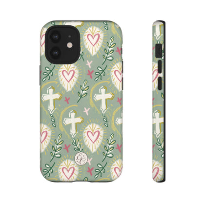 Christian Cross Boho Pattern Tough Phone Case